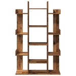 vidaXL Bibliothèque vieux bois 86x25 5x140 cm bois d'ingénierie