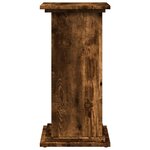 vidaXL Piédestal avec rangement chêne fumé 31x30x60 cm bois ingénierie