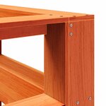 vidaXL Tête de lit de bibliothèque en forme de L bois massif de pin