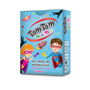 Jeu - Tam Tam MultiMax - Les tables de multiplications - Niveau 1 - Dès 7 ans