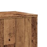 vidaXL Supports pour plantes 2 Pièces vieux bois bois d'ingénierie