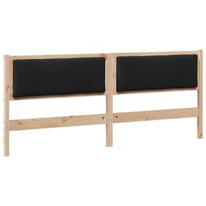 vidaXL Tête de lit Autre Marron 200 cm Bois massif en pin