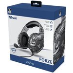 Casque-micro gaming - trust - forze - gris - ps4