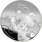 Pièce de monnaie en Argent 25 Dollars g 1000 (1 Kg) Millésime 2023 Disney 100 Magical Years MICKEY MOUSE