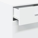 vidaXL Buffet blanc 50x42 5x93 cm bois d'ingénierie