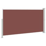 vidaXL Auvent latéral rétractable de patio 170x300 cm Marron