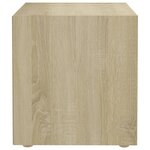vidaXL Meubles TV 2 Pièces chêne sonoma 37x35x37 cm bois d’ingénierie