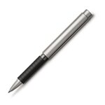 Stylo roller BASIC métal Noir mat chromé 0,7 mm FABER-CASTELL