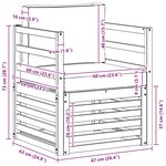 vidaXL Canapé d’extérieur Polyester Blanc et crème