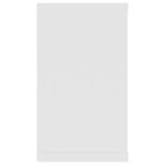 vidaXL Étagères cube murales 4Pièces Blanc 80x15x26 5cm bois d'ingénierie