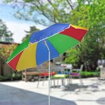 HI Parasol de plage 150 cm Multicolore