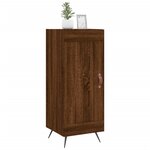 vidaXL Buffet Chêne marron 34 5x34x90 cm Bois d'ingénierie