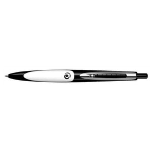 Stylo à bille rétractable my.pen noir/blanc herlitz