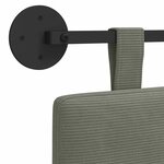 vidaXL Tête de lit suspendue Tissu en velours côtelé
