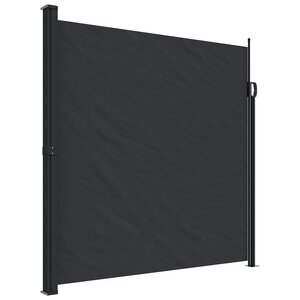 vidaXL Auvent latéral rétractable noir 200x300 cm