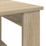 vidaXL Table basse Chêne Sonoma 51 x 50 x 50 cm Bois d'ingénierie