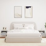 vidaXL Meubles TV muraux 2 Pièces gris béton 40x30x30cm bois d'ingénierie