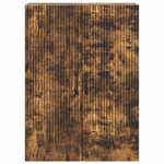 vidaXL Armoire Murale Chêne fumé 66 x 34 5 x 90 cm Bois d'ingénierie