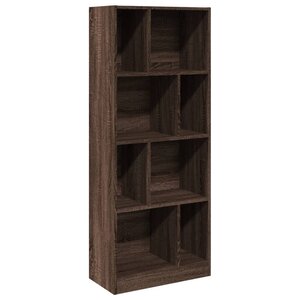 vidaXL Bibliothèque chêne marron 57x28 5x141 cm bois d'ingénierie