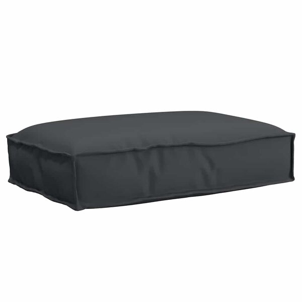 vidaXL Coussin pour assise de palette Noir 60 x 40 x 8 cm Tissu Oxford