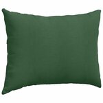 vidaXL Coussins de canapé 2 Pièces Vert foncé 70 x 50 cm