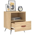 vidaXL Tables de chevet 2 Pièces chêne sonoma 40x35x47 5 cm