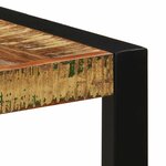 vidaXL Table à manger 140x70x75 cm Bois de récupération massif