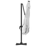vidaXL Parasol de patio Sable Auvent en polyester 3m Hauteur réglable