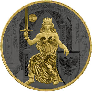 Monnaie GERMANIA Special ANA Edition 1 Oz Argent 5 Mark Germania 2026