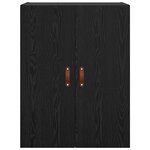 vidaXL Meuble mural Chêne noir 69 5 x 34 x 90 cm Bois d'ingénierie