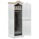 vidaXL Armoires avec étagère Blanc 55 x 52 x 170 cm Pin massif