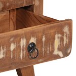 vidaXL Table de chevet 2 Pièces 40x32x46 cm bois massif de récupération