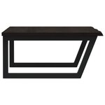 vidaXL Étagère de vasque murale acier et bois de chêne massif