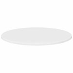 vidaXL Plateau de table Blanc brillant 60 x 60 x 1 5 cm