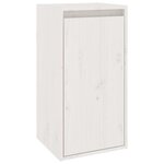 vidaXL Meubles TV 6 Pièces Blanc Bois massif de pin