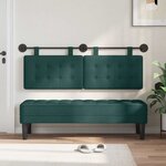 vidaXL Tête de lit suspendue tissu