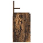 vidaXL Tables de chevet avec 2 tiroirs 2 Pièces chêne fumé 38x34x80 cm