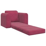 vidaXL Canapé-Lit Bordeaux 98 x 71 x 83 cm Velours
