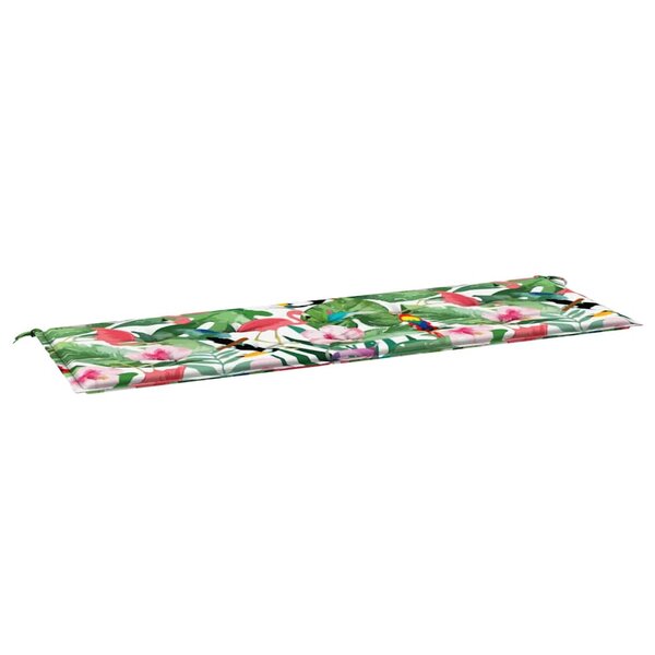 vidaXL Coussin de banc de jardin multicolore 150x50x4 cm tissu oxford