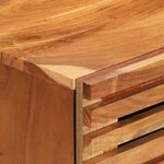 vidaXL Buffets 2 Pièces 60x34x75 cm bois d'acacia massif