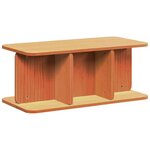 vidaXL Table basse Marron cire 80 x 39 5 x 33 5 cm Bois massif en pin