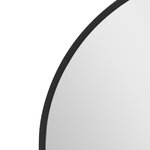 Miroir mural elliptique 40 x 80 cm noir 03_0007899