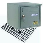 "LA CLAIRE"  boîte aux lettres 1 Porte. Structure mécano-soudée en tôles d’acier 10 et 15/10ème Dimensions et Serrure agréées la Poste