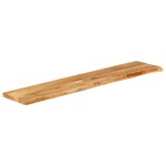 vidaXL Dessus de table à bord vivant 180x30x2 5cm bois massif manguier