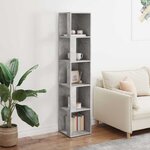 vidaXL Armoires d'angle 33 x 33 x 165 cm Engineered wood Gris béton