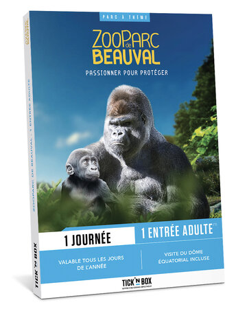 Coffret cadeau - TICKETBOX - ZooParc de Beauval - 1 Adulte