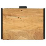 vidaXL Buffet Marron 50 x 35 x 75 cm Bois d'acacia massif