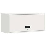 vidaXL Armoire murale pour garage Blanc 80 x 33 x 35 cm