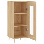 vidaXL Buffet Chêne sonoma 34 5x34x90 cm Bois d'ingénierie
