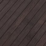 vidaXL Tapis rectangulaire marron foncé 80x500 cm bambou